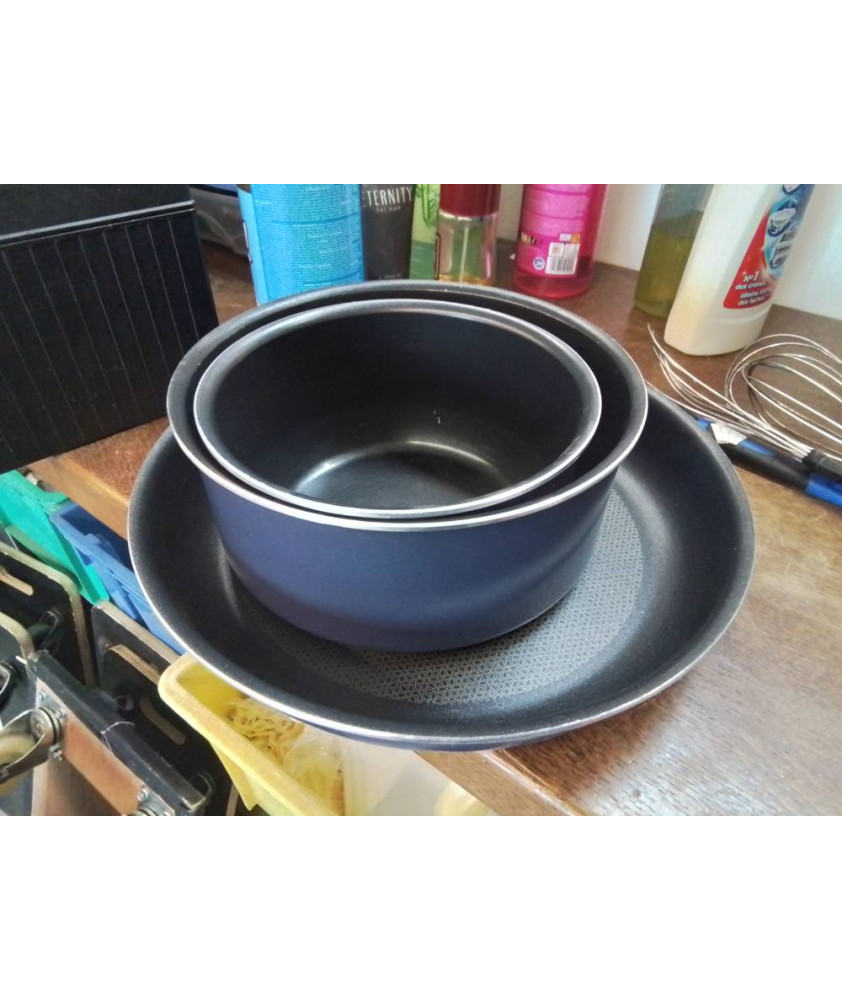 LOT DE 3 CASSEROLE