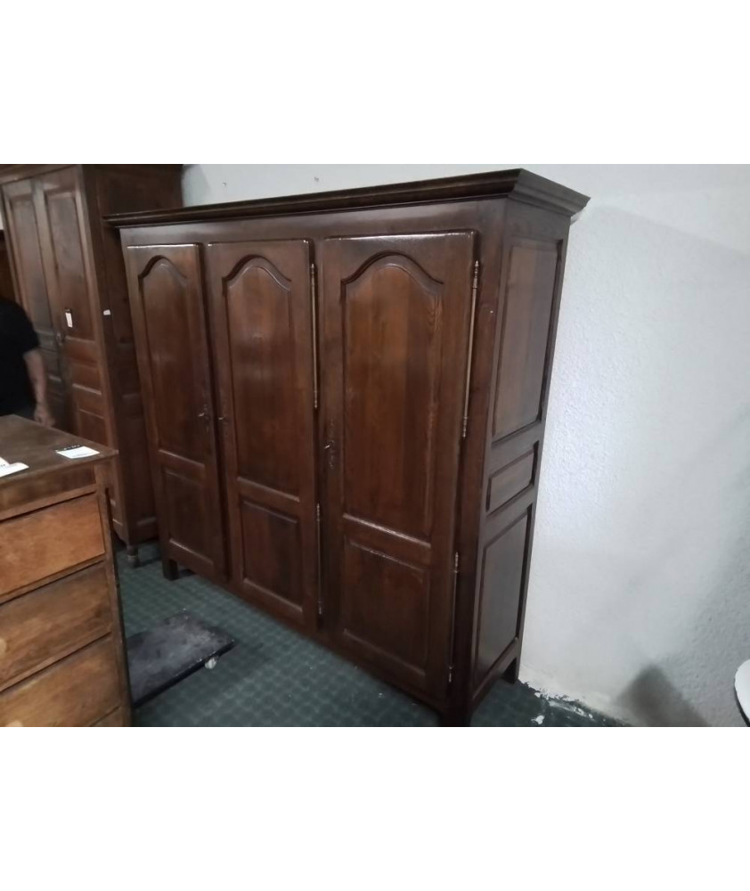 ARMOIRE 3 PORTES EN CHÊNE