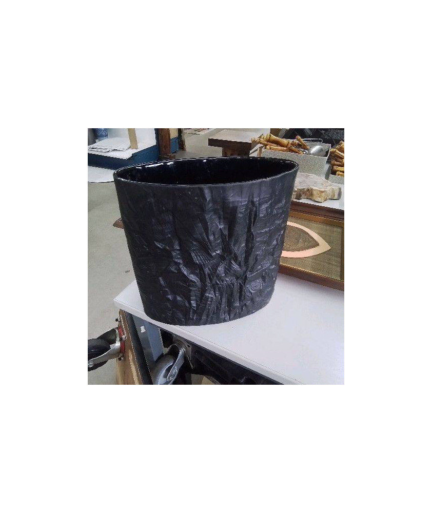 VASE PORCELAINE NOIRE 