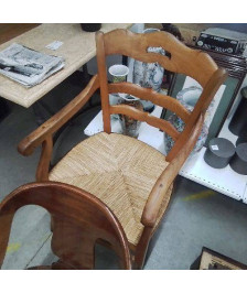 FAUTEUIL CAMPAGNARD PAILLE 