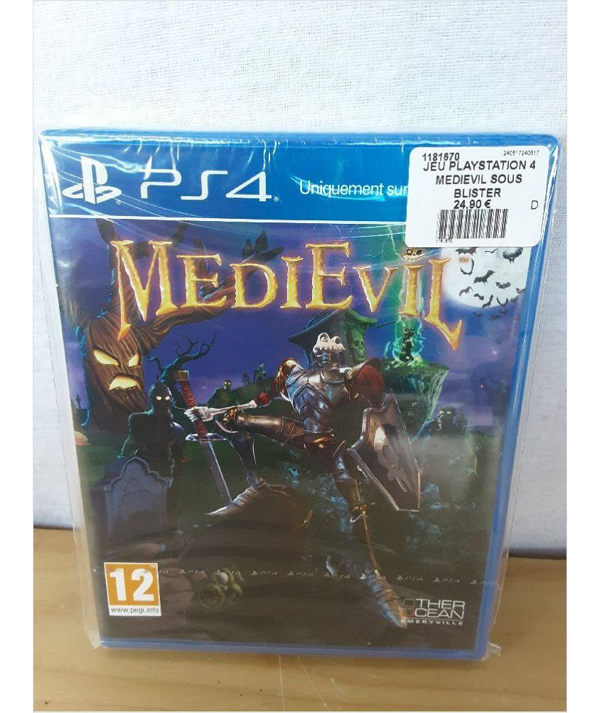 JEU PLAYSTATION 4 MEDIEVIL SOUS BLISTER JEU PLAYSTATION 4 MEDIEVIL SOUS BLISTER
