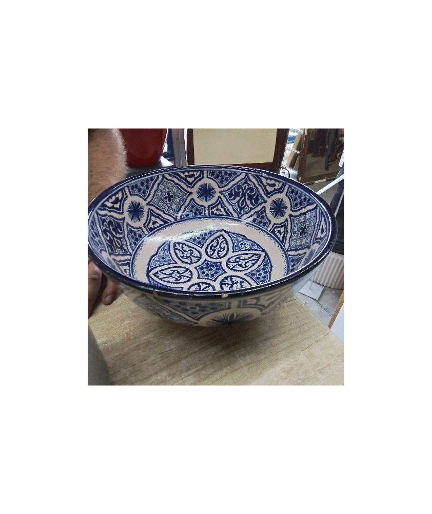 SALADIER DECOR BLEU