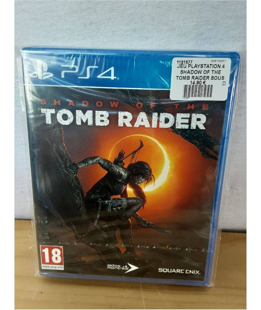 JEU PLAYSTATION 4 SHADOW OF THE TOMB RAIDER SOUS BLISTER JEU PLAYSTATION 4 SHADOW OF THE TOMB RAIDER SOUS BLISTER