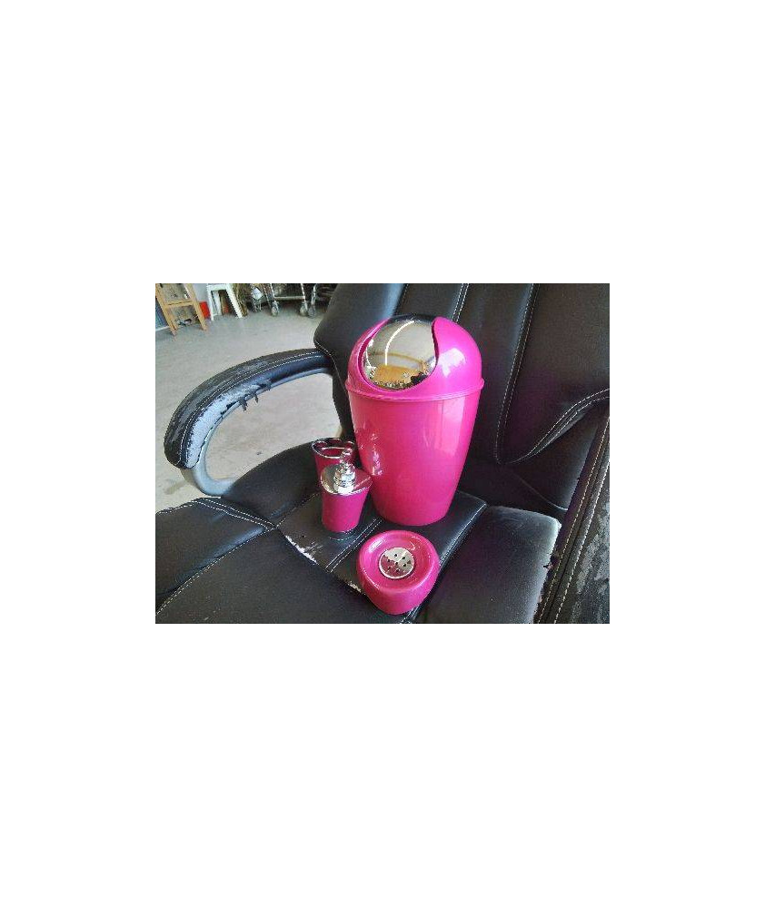 ENSEMBLE DE SALLE DE BAIN ROSE 