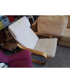 FAUTEUIL BLANC POANG IKEA 