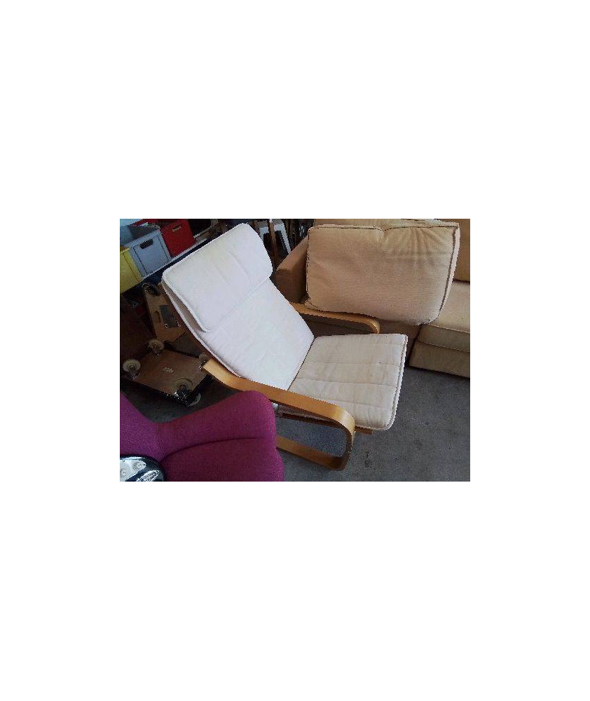FAUTEUIL BLANC POANG IKEA 