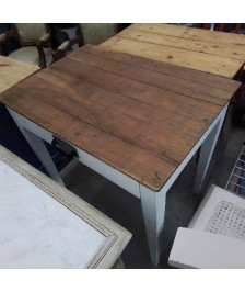 TABLE 1 TIROIR PEINTE ET BOIS