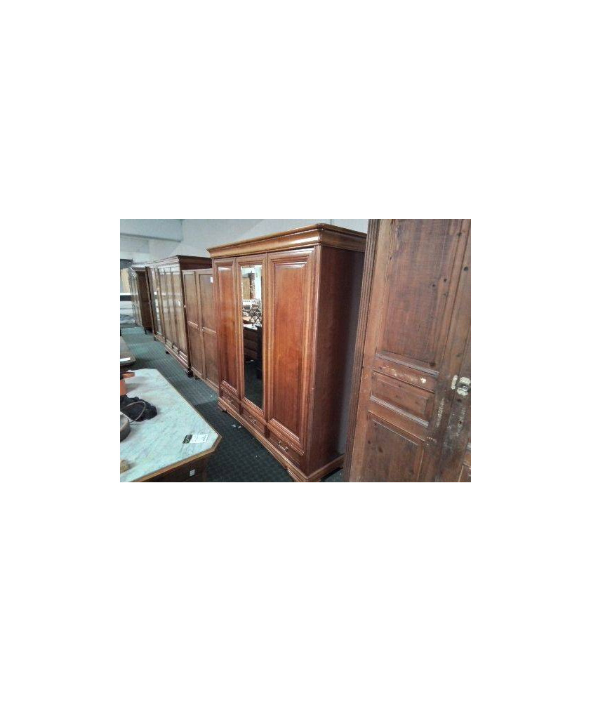 ARMOIRE STYLE LOUIS PHILIPPE 3 PORTES 