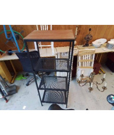 ÉTAGÈRE COLONNE NOIRE IKEA 