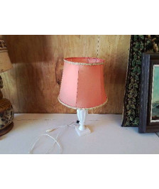 LAMPE PIED EN ALBATRE 