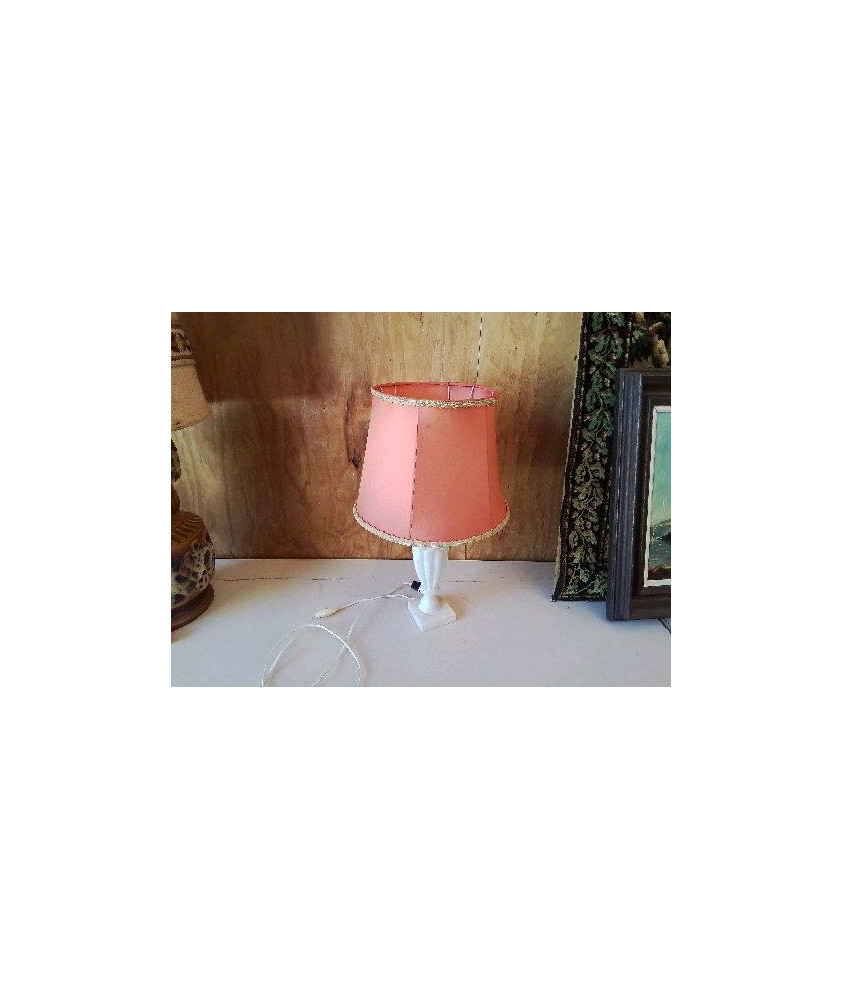 LAMPE PIED EN ALBATRE 