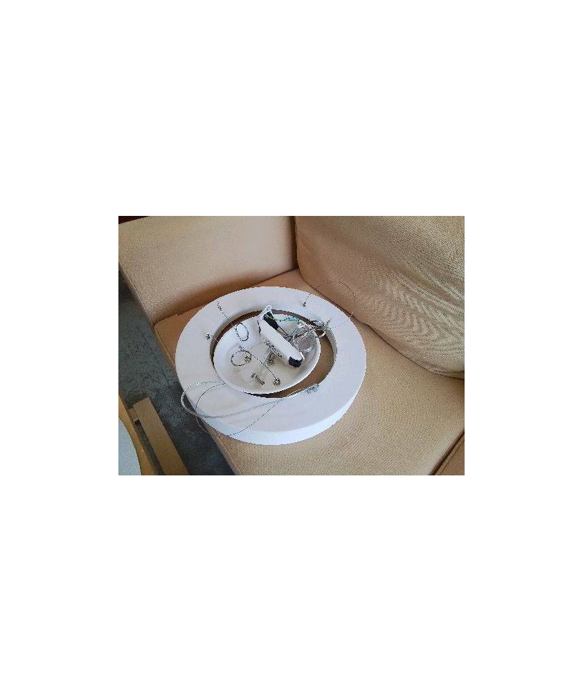 SUSPENSION RONDE BLANCHE 