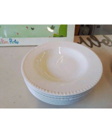 LOT DE 6 ASSIETTES CREUSES 