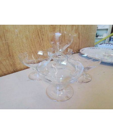 LOT DE 5 COUPES A CHAMPAGNE 