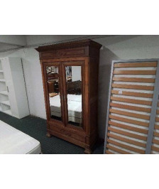 ARMOIRE DEUX PORTES MIROIR STYLE HENRI II 
