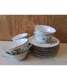 LOT DE 6 TASSES A CAFÉ 