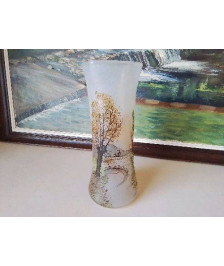 VASE EN VERRE SIGNÉ LEGRAS 