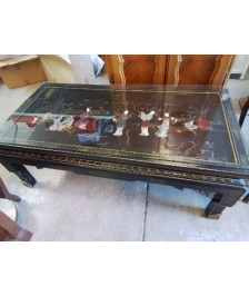 TABLE BASSE DÉCORS ASIATIQUE 