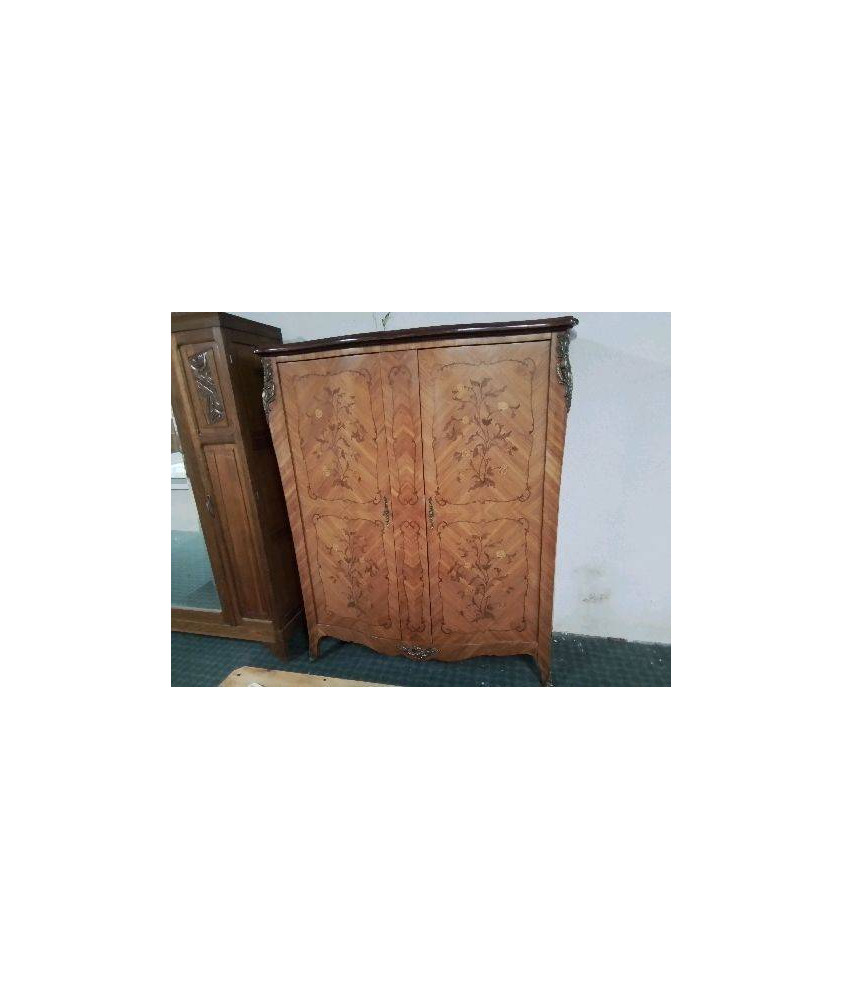 ARMOIRE GALBEE MARQUETÉ 