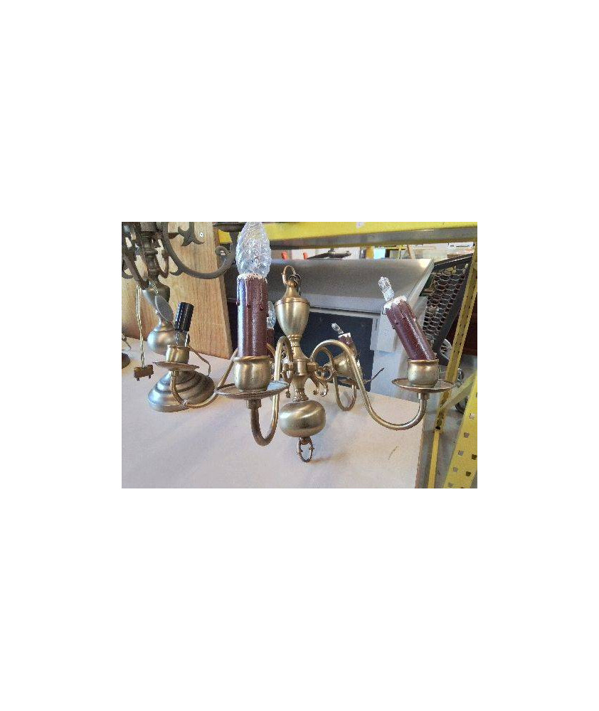 LUSTRE HOLLANDAIS EN LAITON