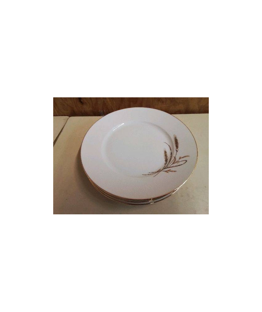 PLAT PORCELAINE DECORS EPIS DE BLE