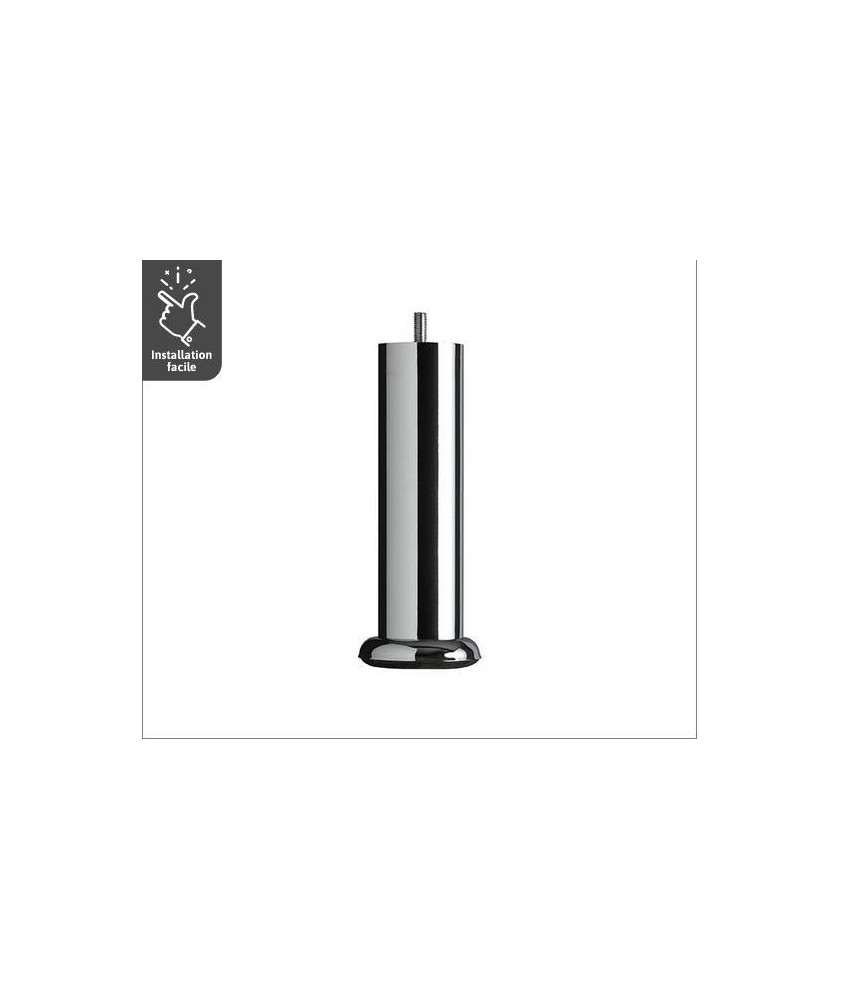 JEU DE PIEDS SOMMIER TAPISSIER METAL CHROME