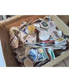 LOT DE 10 DESSOUS DE VERRE PUBLICITAIRE
