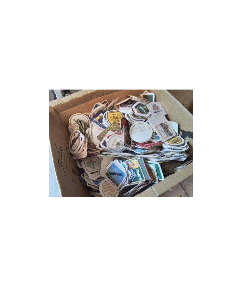 LOT DE 10 DESSOUS DE VERRE PUBLICITAIRE