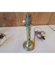 LAMPE PIED LAITON ANCIEN CHANDELIER 