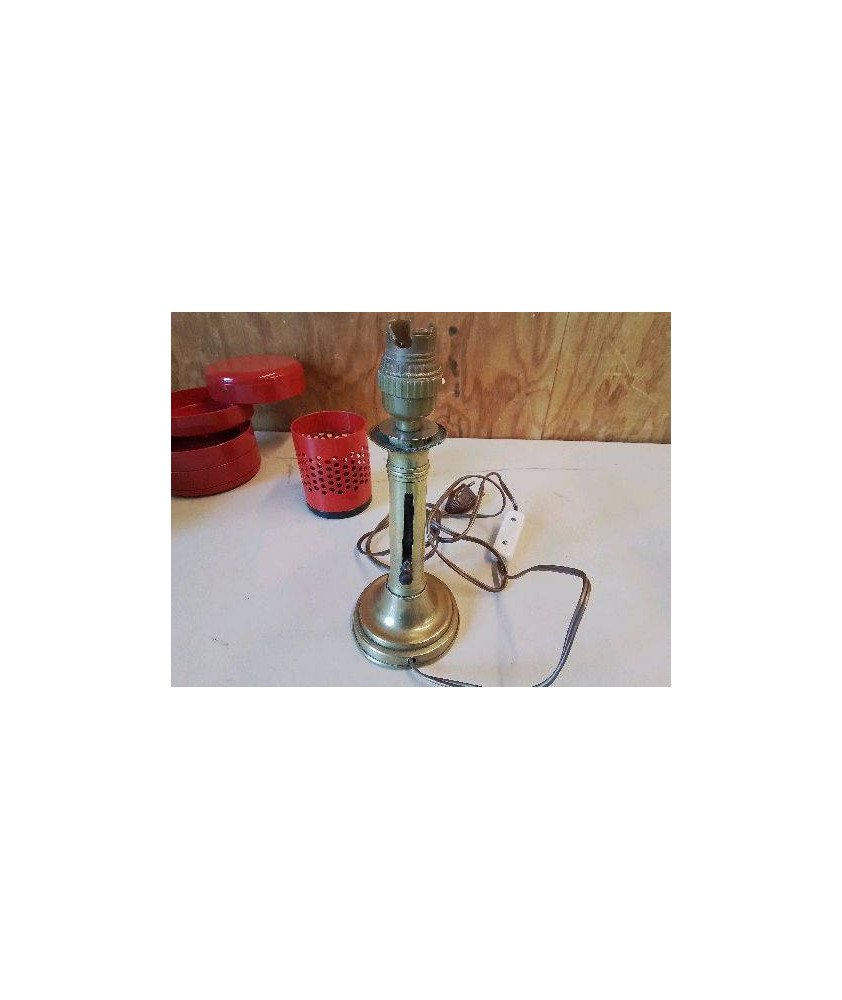 LAMPE PIED LAITON ANCIEN CHANDELIER 
