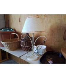 LAMPE EN FER FORGÉ 