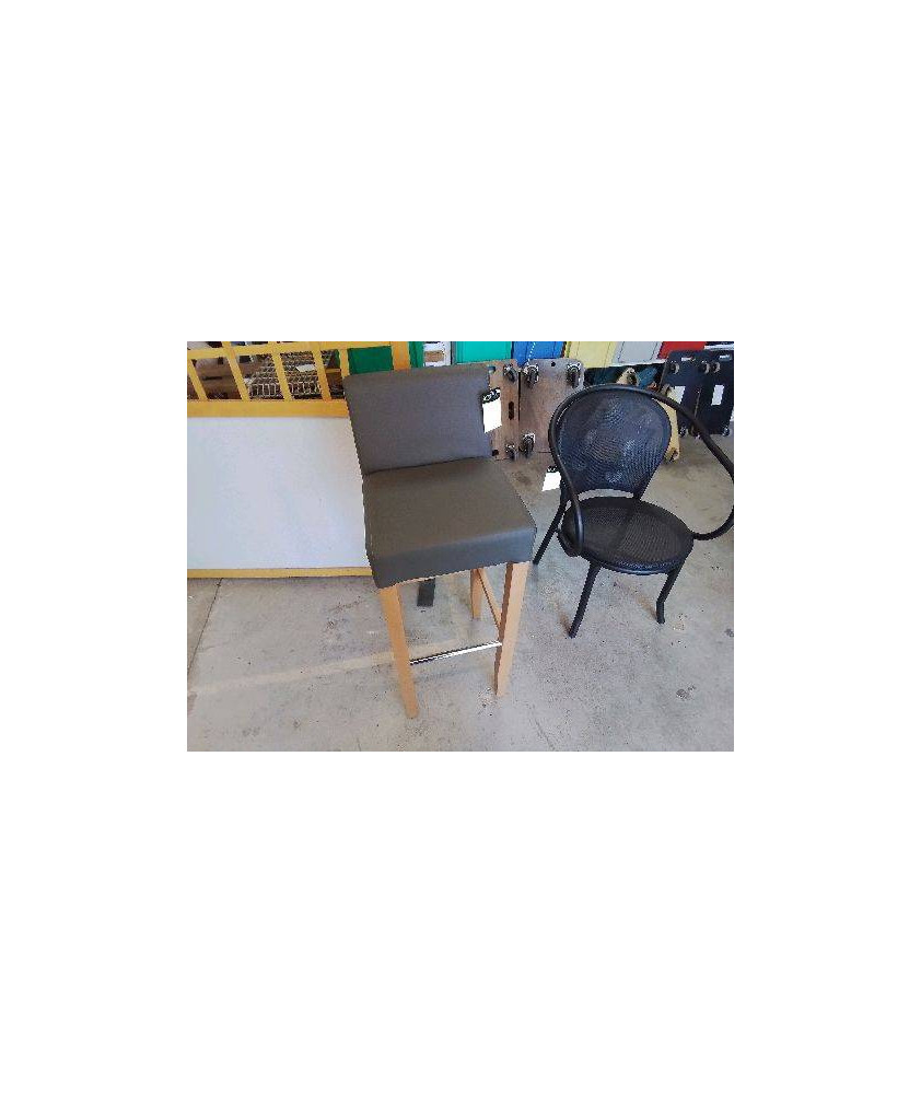 TABOURET HAUT EN SIMILICUIR 
