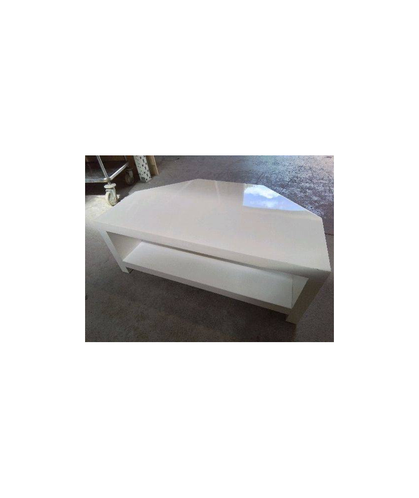 MEUBLE TV LAQUÉ BLANC 