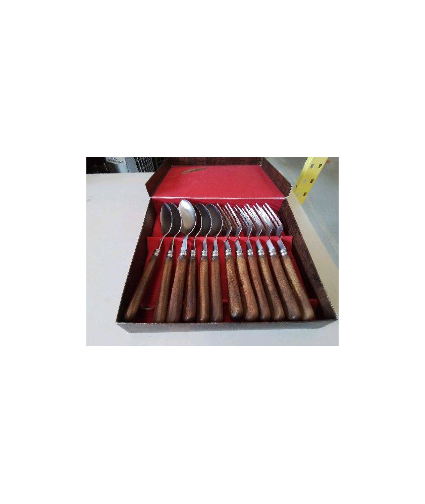 COUVERTS EN BOIS ET INOX