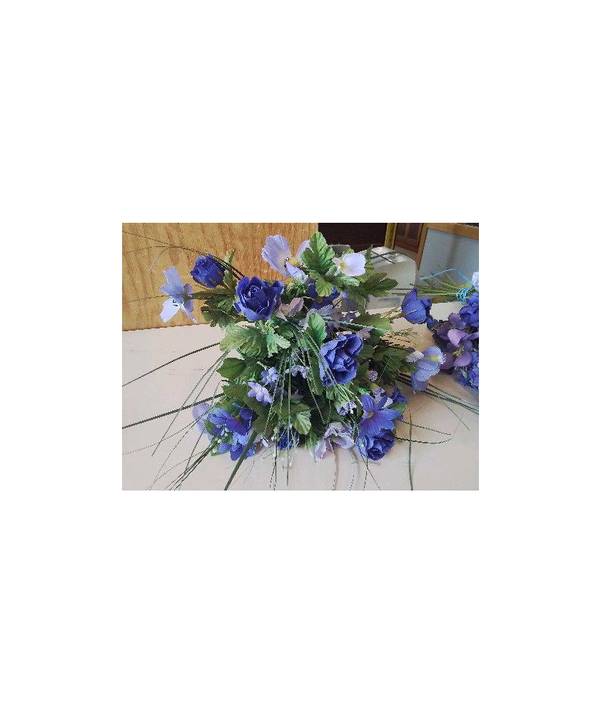 PETIT BOUQUET DE FLEURS SYNTHÉTIQUE 