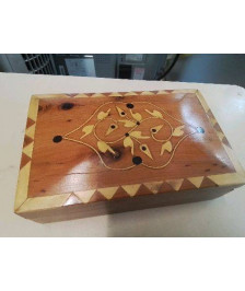 BOITE EN BOIS MARQUETÉ 