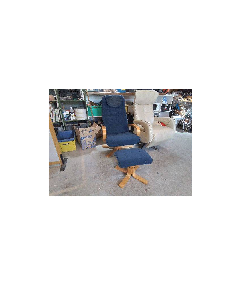 FAUTEUIL RELAX ET SON OTTOMAN