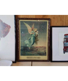 REPRODUCTION ARTISTIQUE VINTAGE ENCADRÉ 