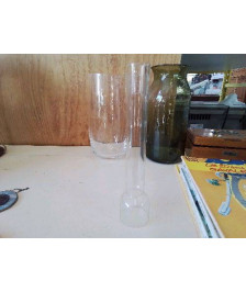 VERRE LAMPE À PETROLE 