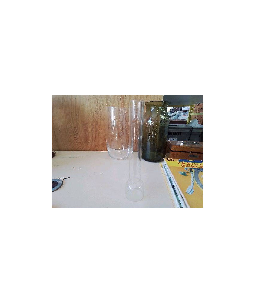 VERRE LAMPE À PETROLE 