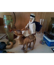 CAVALIER SUR CHAMEAU EN CUIR 