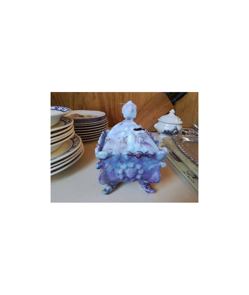 PETITE BOITE EN OPALINE ROSE 