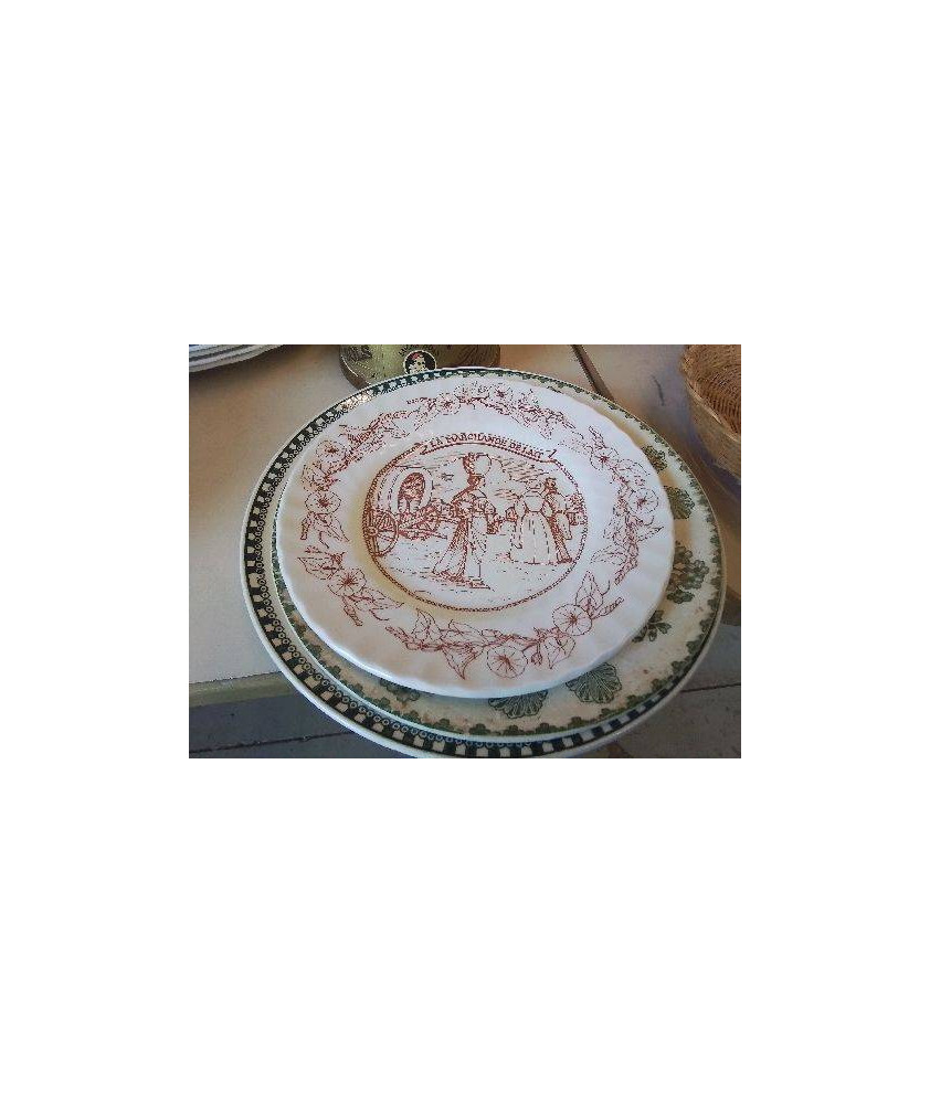 PETITE ASSIETTE LA MARCHANDE DE LAIT