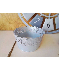 CACHE POT GRIS 