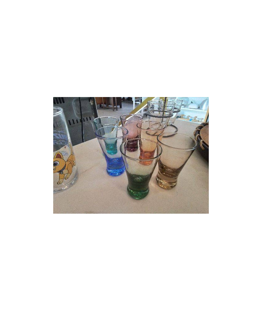 LOT DE 6 VERRES A LIQUEUR 
