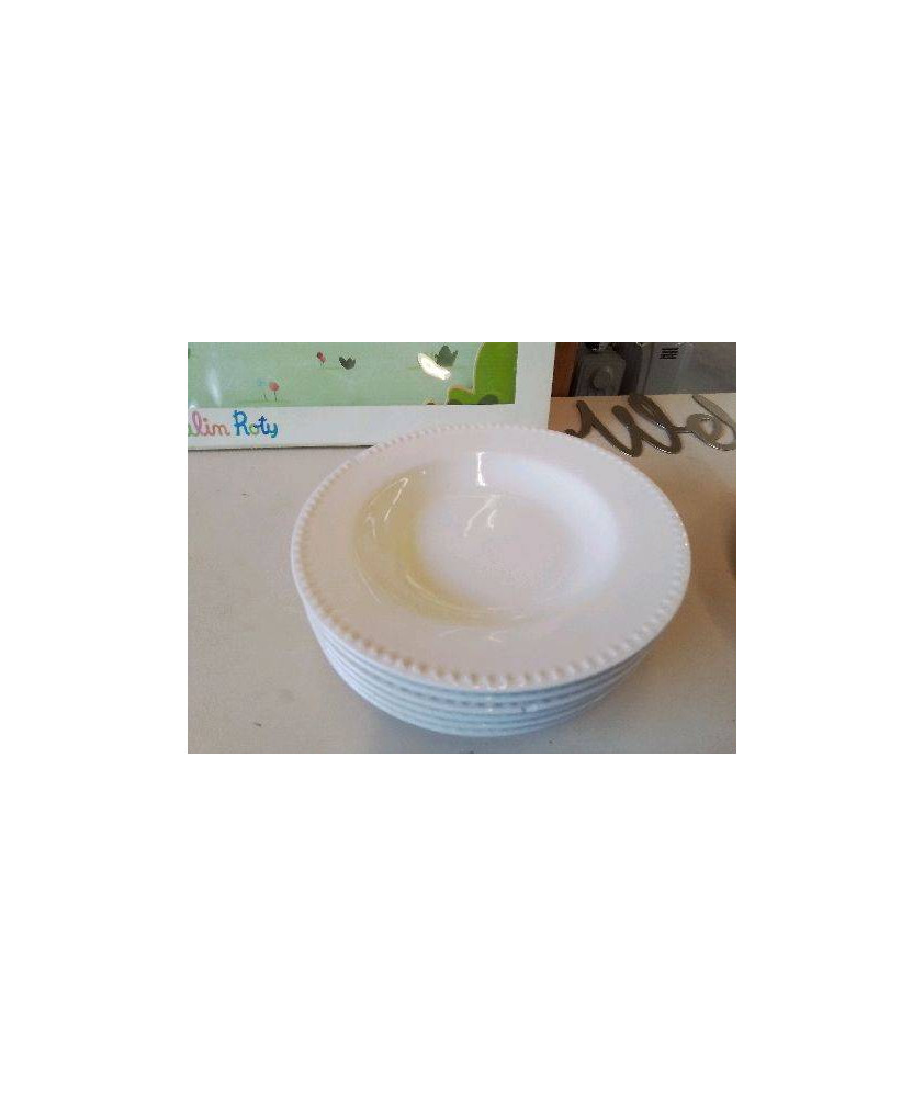 LOT DE 6 ASSIETTES CREUSES 
