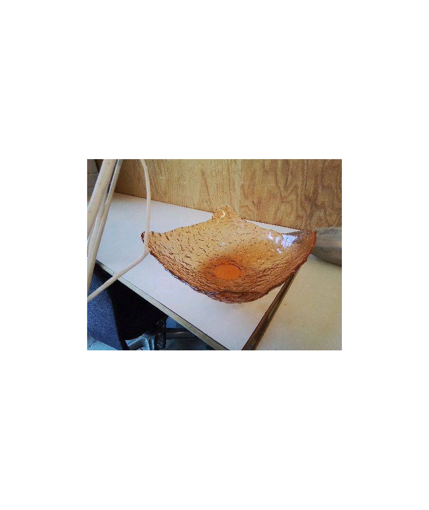 COUPE A FRUIT EN VERRE 