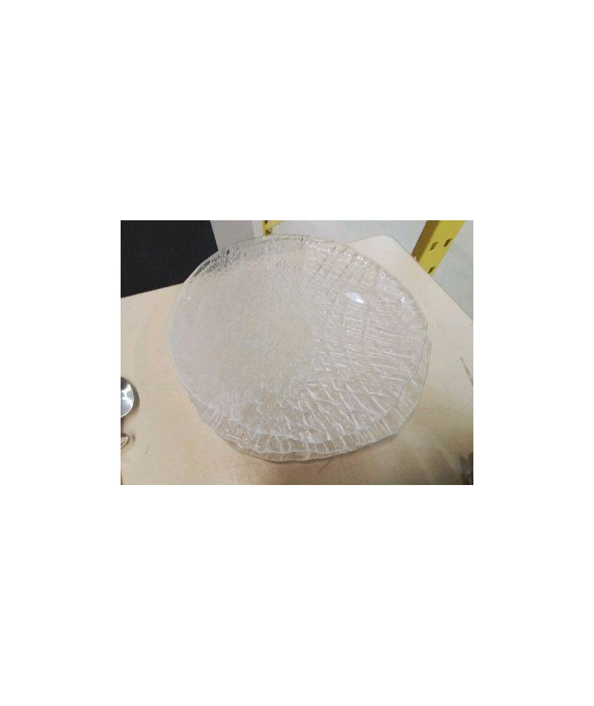 PLAT FEUILLE DE CHOU EN VERRE
