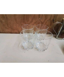 LOT DE 4 VERRE À WHISKY 