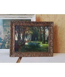 CADRE PAYSAGE SOUS-BOIS 